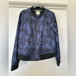 Silence & Noise Floral Bomber Jacket